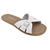 Slides White Leather