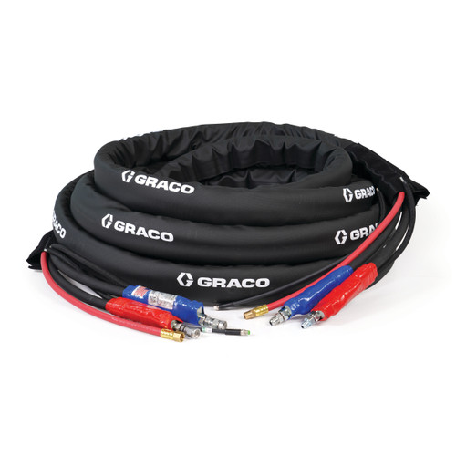 50 ft x 1/2 in Heated Hose, 2000 psi, RTD, Xtreme-Wrap, Reactor 2