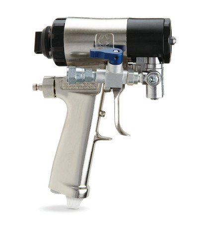 Fusion CS Gun, 12-14 in (305-356 mm) Flat Spray Pattern, 0.038 in (0.96 mm) Spray Tip, 0.052 in (1.3 mm) Mix Chamber Fusion CS Gun, 12-14 in (305-356 mm) Flat Spray Pattern, 0.038 in (0.96 mm) Spray Tip, 0.052 in (1.3 mm) Mix Chamber