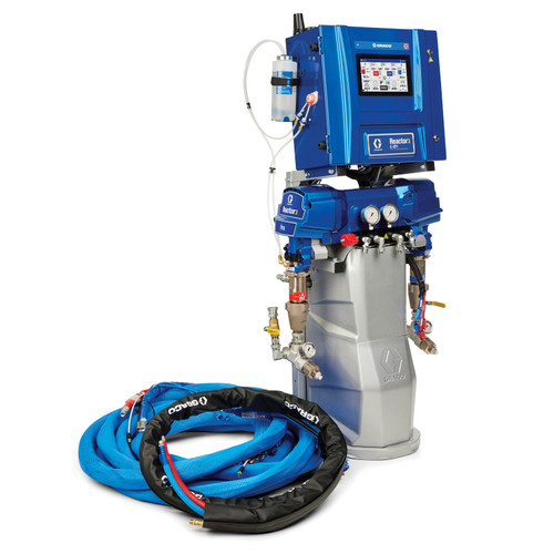 Reactor 3 E-XP1 Pro Tier Polyurea Proportioner Package, 50 ft External Heated Hose, 10 kW Reactor 3 E-XP1 Pro Tier Polyurea Proportioner Package, 50 ft External Heated Hose, 10 kW