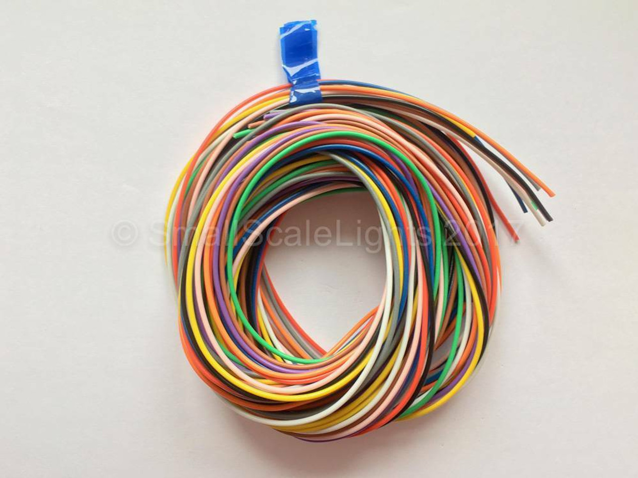 10 gauge copper wire, multi stranded, 11' (1 lot = 2 wires in different  colors)