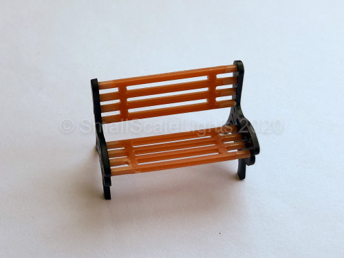 148th/O Gauge model bench Pack of 2