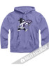 Mens K-State Wildcats Lavender Rally Willie Hooded Sweatshirt