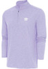 Mens K-State Wildcats Lavender Antigua Hunk 1/4 Zip Pullover