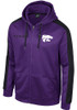 Mens K-State Wildcats Purple Colosseum Reese Long Sleeve Zip