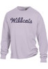 Mens Lavender K-State Wildcats Comfort Wash Tee