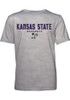 Toddler Grey K-State Wildcats Hudson Short Sleeve T-Shirt