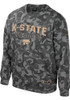 Mens K-State Wildcats Grey Colosseum Coyote Crew Sweatshirt