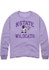Mens K-State Wildcats Lavender Rally Number One Willie Fashion Sweatshirt