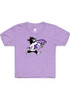 Toddler K-State Wildcats Lavender Rally Willie Short Sleeve T-Shirt