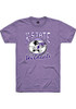 K-State Wildcats Purple Rally Willie Basketball Short Sleeve Fashion T Shirt