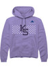 Mens K-State Wildcats Lavender Rally Folds of Honor Stars Hooded Sweatshirt