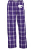 Youth Purple K-State Wildcats Flannel Loungewear Sleep Pants