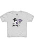 Youth K-State Wildcats White Rally Willie Short Sleeve T-Shirt