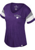 K-State Wildcats Purple Colosseum Delacroix Short Sleeve T-Shirt