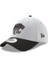 K-State Wildcats New Era 2T Black Powercat Diamond Era 39THIRTY Flex Hat - White