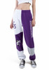 Womens K-State Wildcats Purple Hype and Vice Patchwork Sweatpants