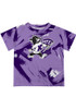 Youth Purple K-State Wildcats Henry Paintball Short Sleeve T-Shirt