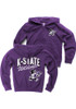 Youth Purple K-State Wildcats ZIP UP FLEECE Long Sleeve Full Zip Jacket