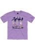Youth K-State Wildcats Lavender Rally K-S-U Chant Short Sleeve T-Shirt