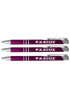 Purple K-State Wildcats 3 Pack Ball Point Pen