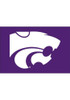 Purple K-State Wildcats 12x18 Silk Screen Boat Flag