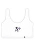 Womens K-State Wildcats White Hype and Vice Scoop Bra Tank Top