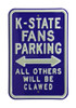 Purple K-State Wildcats All Other Fans Clawed Sign