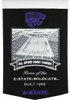 Black K-State Wildcats 15x20 Stadium Banner