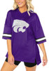Womens K-State Wildcats Lavender Gameday Couture Rookie Move Oversized Sequins Jersey Fashion Football