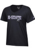 K-State Wildcats Black Champion Core Short Sleeve T-Shirt
