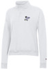 Womens K-State Wildcats White Champion Powerblend 1/4 Zip Pullover