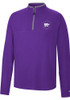 Mens K-State Wildcats Purple Colosseum Spaulding 1/4 Zip Pullover