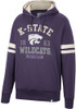 Mens K-State Wildcats Purple Colosseum O Hooligan Pullover Long Sleeve Fashion Hood