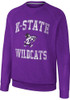 Mens K-State Wildcats Purple Colosseum Reggie Crew Sweatshirt