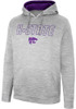 Mens K-State Wildcats Grey Colosseum Mac Long Sleeve Hoodie