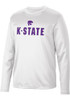 Mens K-State Wildcats White Colosseum Reed Long Sleeve T-Shirt