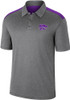 Mens K-State Wildcats Charcoal Colosseum Rahm Short Sleeve Polo Shirt