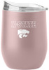Blue K-State Wildcats 16OZ Powder Coat Stainless Steel Stemless