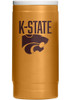 Brown K-State Wildcats 12OZ Slim Can Powder Coat Stainless Steel Coolie
