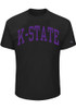 K-State Wildcats Arch Name Big and Tall T-Shirt - Black