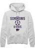 Sophie Simmons Rally Mens White K-State Wildcats NIL Sport Icon Hooded Sweatshirt