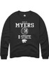 Shaylee Myers Rally Mens Black K-State Wildcats NIL Sport Icon Crew Sweatshirt