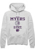 Shaylee Myers Rally Mens White K-State Wildcats NIL Sport Icon Hooded Sweatshirt