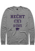 Sam Hecht Rally Mens Graphite K-State Wildcats NIL Sport Icon Tee