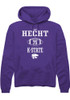 Sam Hecht Rally Mens Purple K-State Wildcats NIL Sport Icon Hooded Sweatshirt