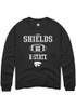 Sam Shields Rally Mens Black K-State Wildcats NIL Sport Icon Crew Sweatshirt