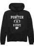 Seth Porter Rally Mens Black K-State Wildcats NIL Sport Icon Hooded Sweatshirt