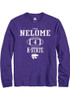 Tyler Nelome Rally Mens Purple K-State Wildcats NIL Sport Icon Tee