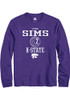 Symone Sims Rally Mens Purple K-State Wildcats NIL Sport Icon Tee